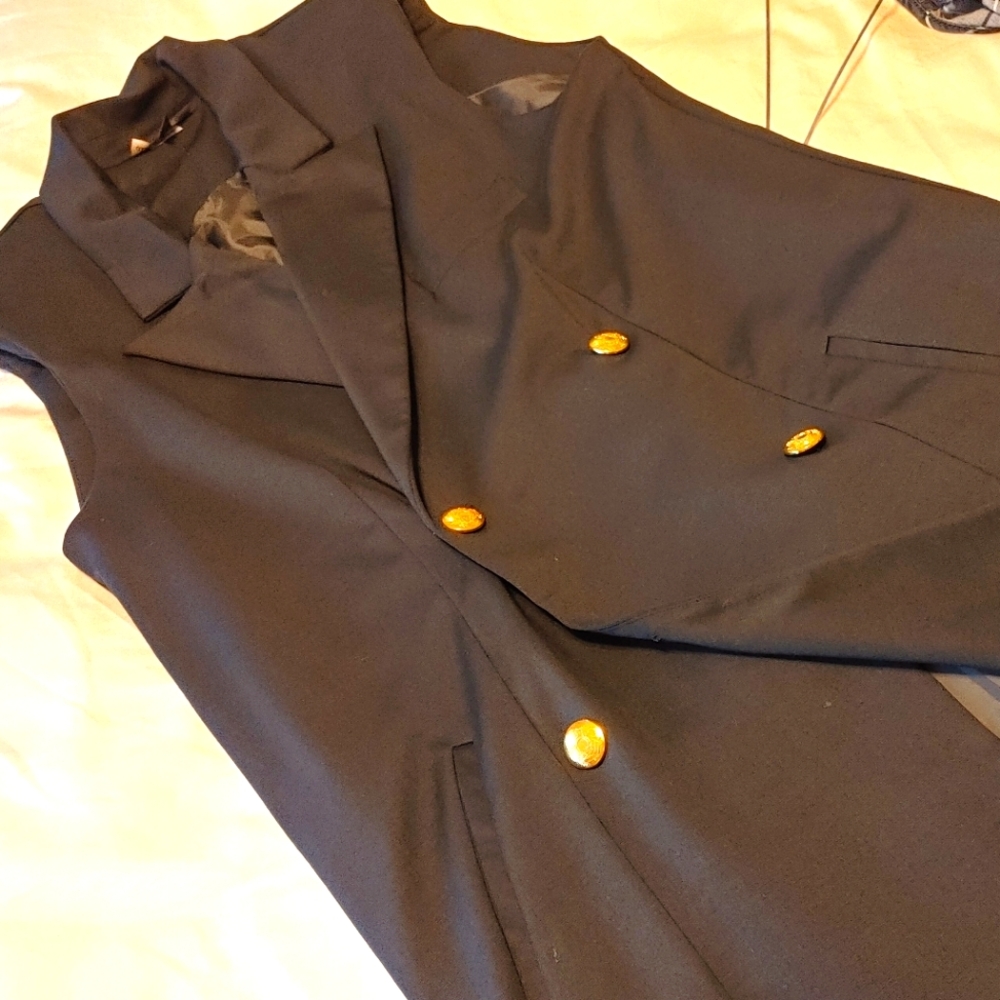 Tailored vest dress